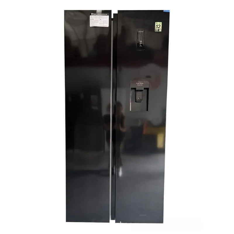 

Black Opposite Door with Water Dispenser with Display Refrigerator for Home Use, Large-capacity Air-cooled Frost-free