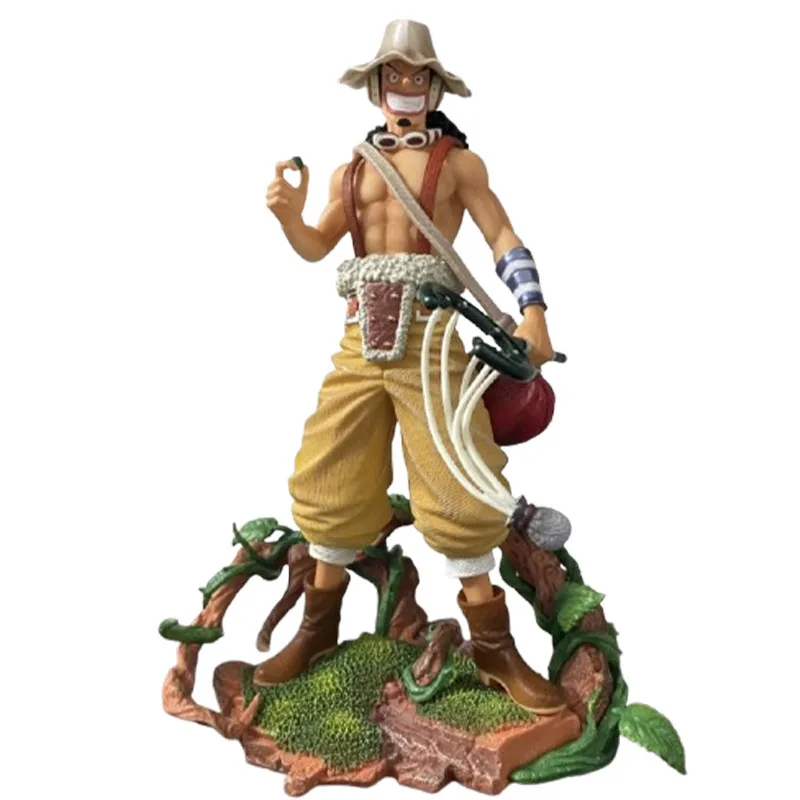

26cm One Piece Usopp Action Figures Manga Figurine One Pieces Figuras GK Statue Model Doll Anime Peripheral Toys Gift for Kids