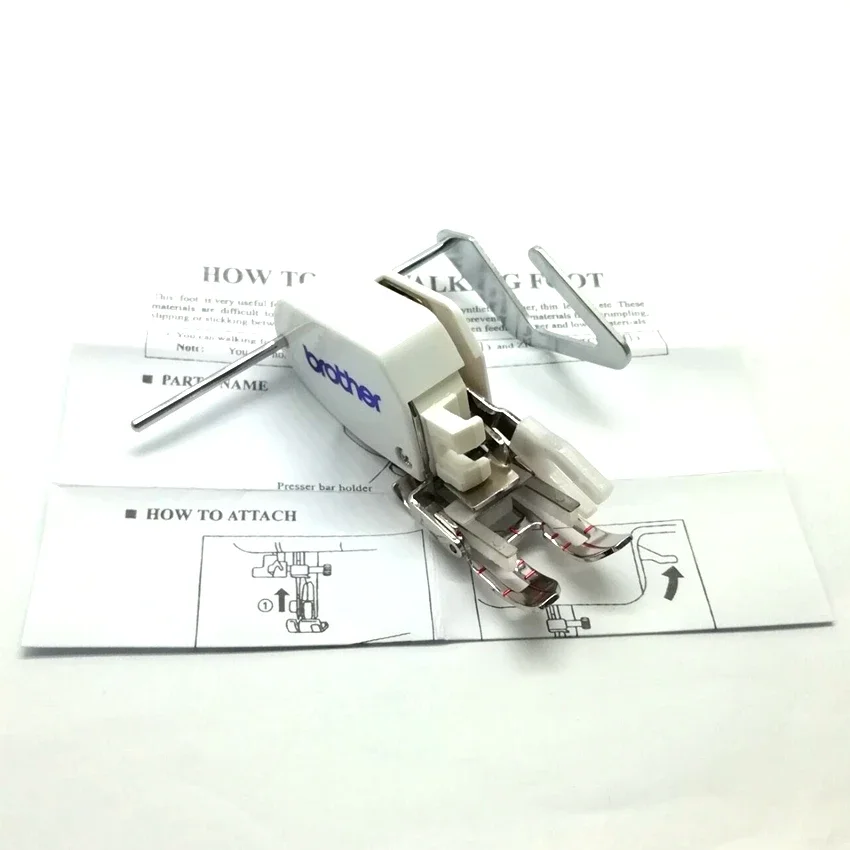 Domestic Sewing Parts Presser foot  for Brother Open Toe Walking Foot Even Feed foot 7mm SA188 F062 XE1100001 Original