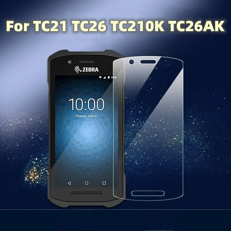 ✅10PCS Glass Screen Protector Compatible with Zebra TC21 TC210K TC26 TC26AK TC26BK TC26CK TC26DK Series Mobile Terminal✅