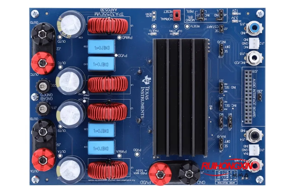 TPA3255EVM TI development board TPA3255DDV Class D audio amplifier PurePath evaluation module