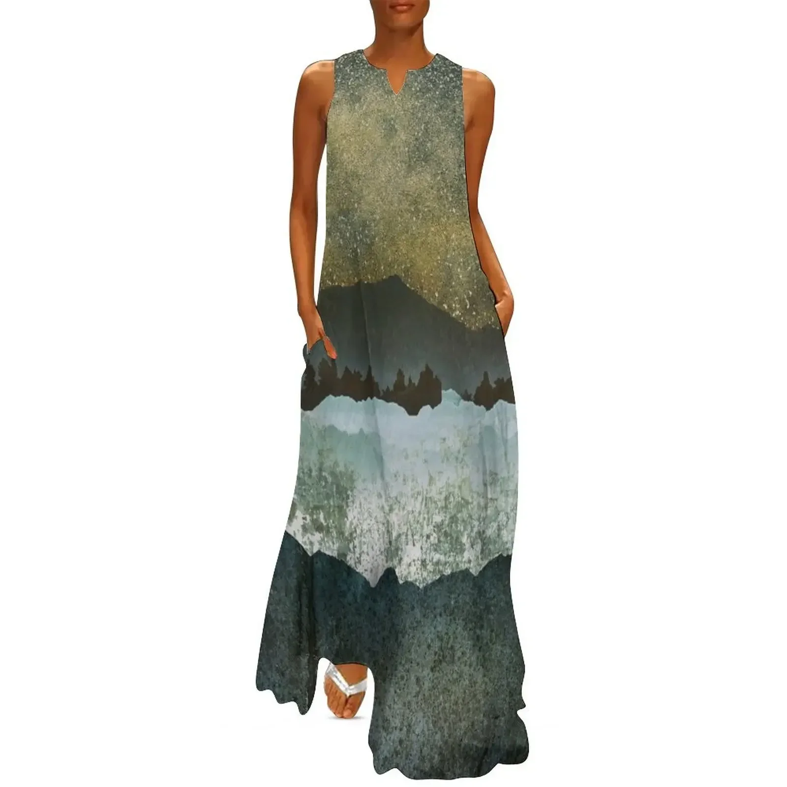 

Stars Long Dress Clothing Dress vintage summer women's dress 2025