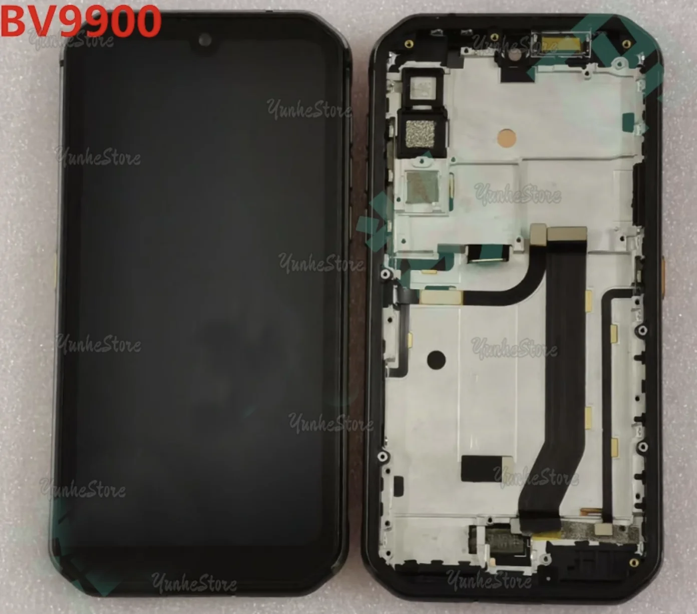 

Оригинальный, но не новый для Blackview BV9900, ЖК-экран, дигитайзер сенсорного экрана, рамка в сборе, замена рамки