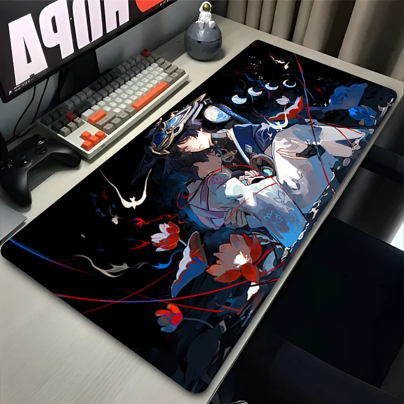 Wanderer Genshin Impact Mousepad New Large Mouse Mat MousePads Office Laptop Carpet Soft Anti-slip Desktop PC carpet Mouse Pad