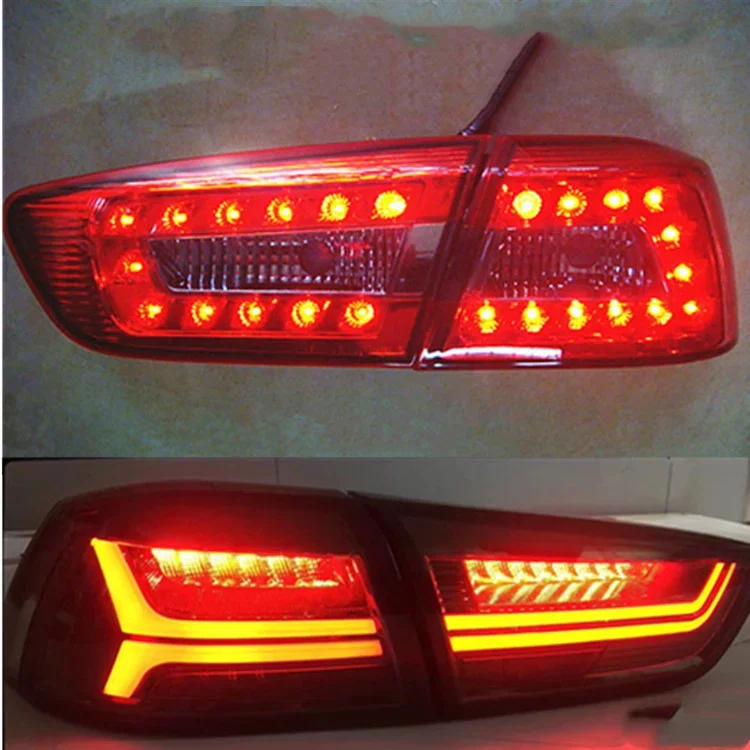 Eosuns Led Tail Light Brake Lamp Reverse Lights Turn Signal Assembly for Mitsubishi Lancer Ex 2009-2015