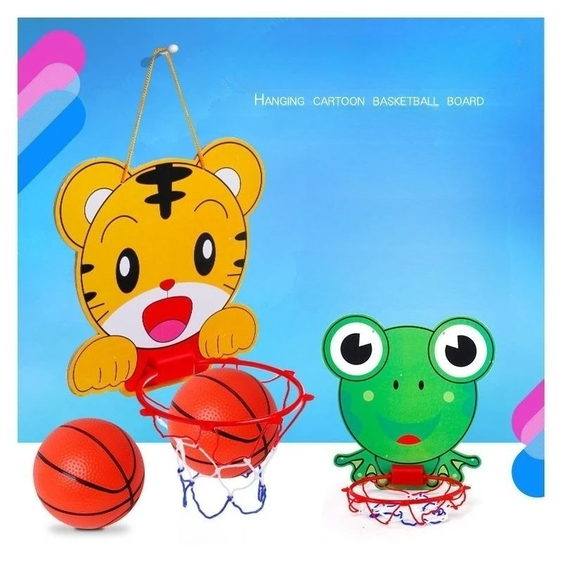 Cartoon Animals Tigers Basketball Racks Basketball Hoop For Kids Basketball Hoop For Toddlers 1-3 Little Tikes Basketball Hoop