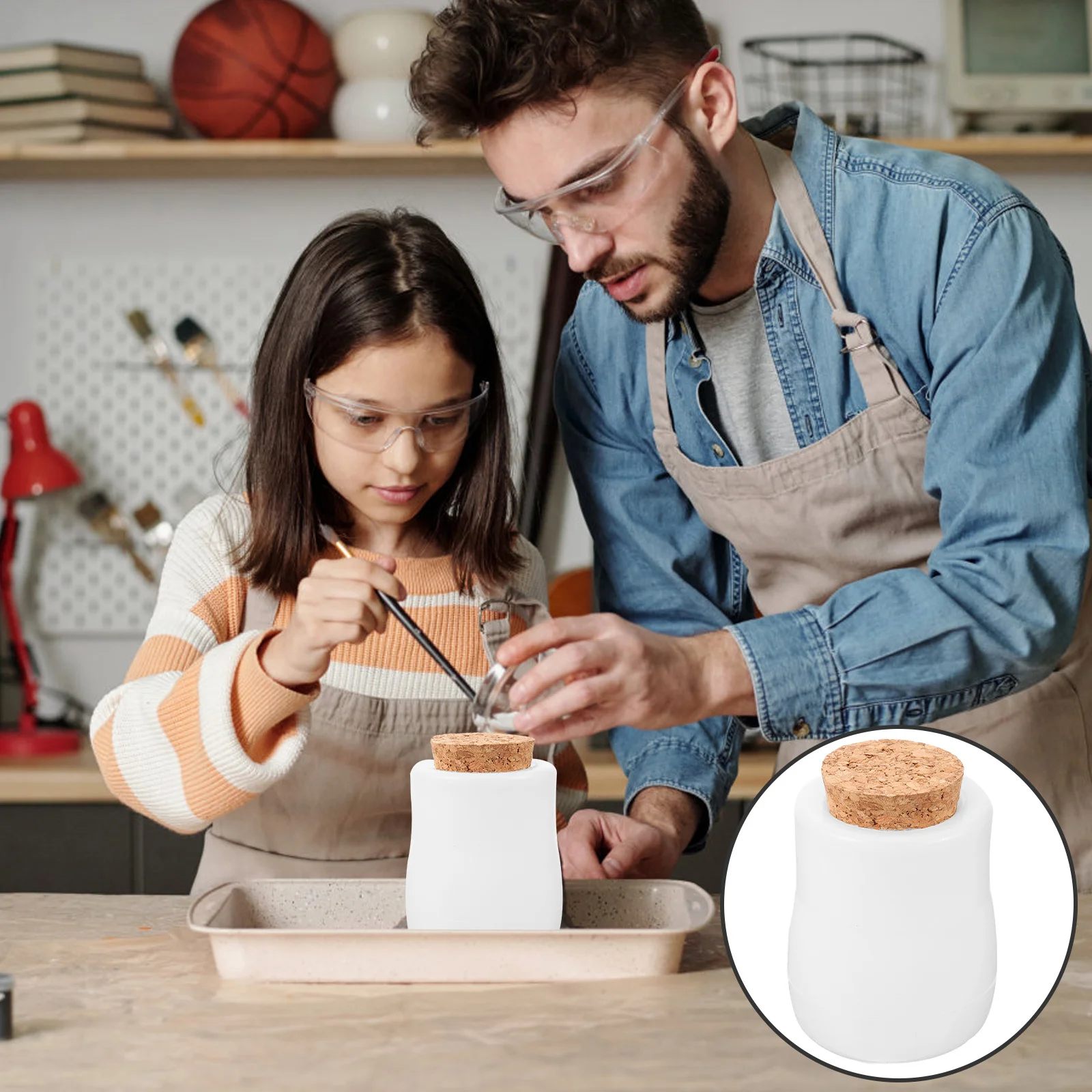 

1 set 1 Set Silicone Mold For Crystal Resin Crafts Storage Bottle Making Diy Epoxy Casting Molds Handicrafts Supplies Gift