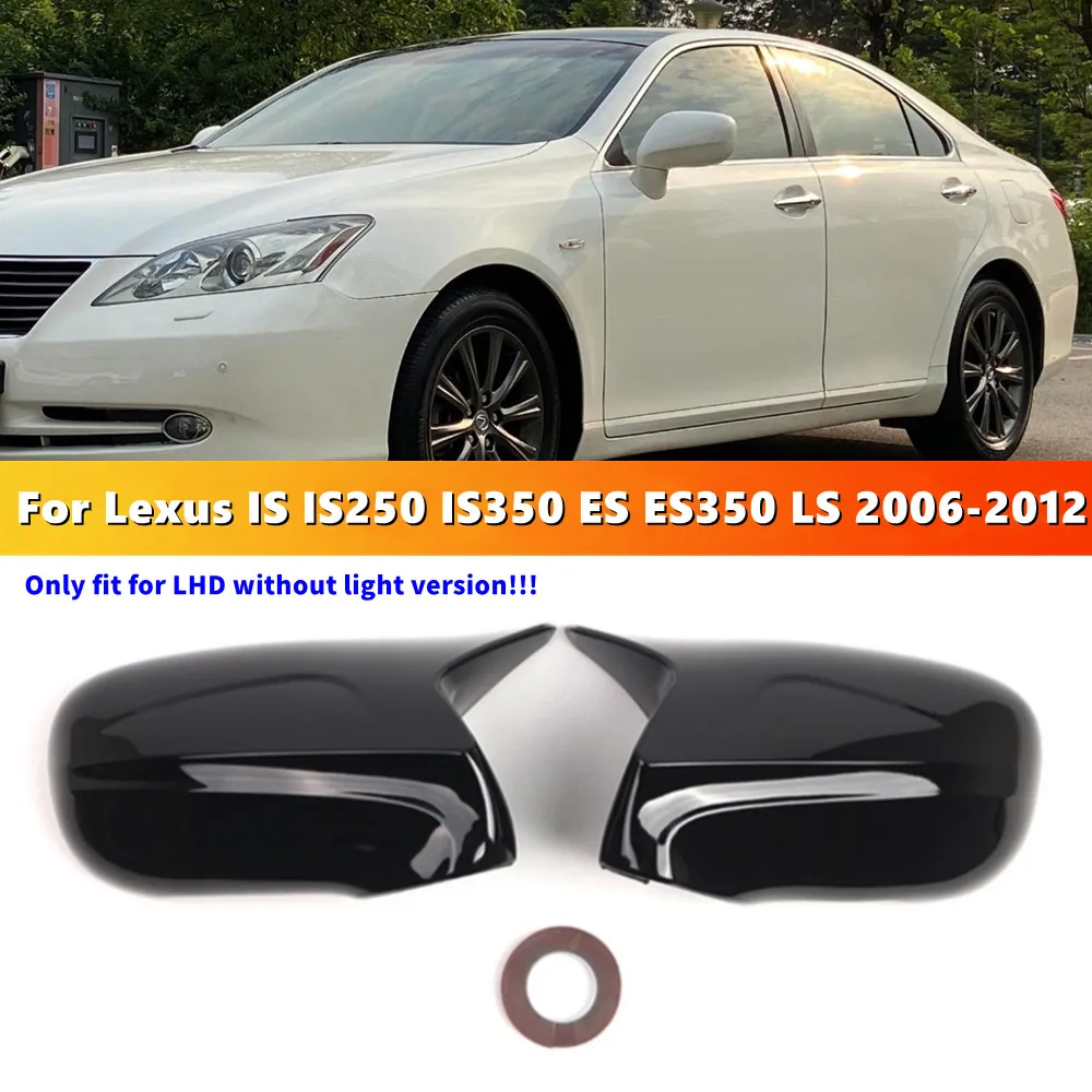 

2 шт. для LHD Lexus ES LS IS Series 2006-2012 крышка бокового зеркала заднего вида крышка крыла внешняя дверь отделка заднего вида украшение автомобиля