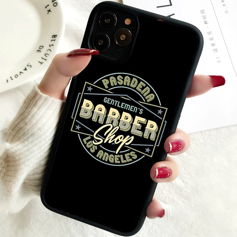 5 5S SE 2020 Phone Cover Case for iPhone 6 6S 7 8 PLUS X XS XR 11 12 13 MINI 14 PRO MAX Rubber  Barber Shop Hair Stylist Salon