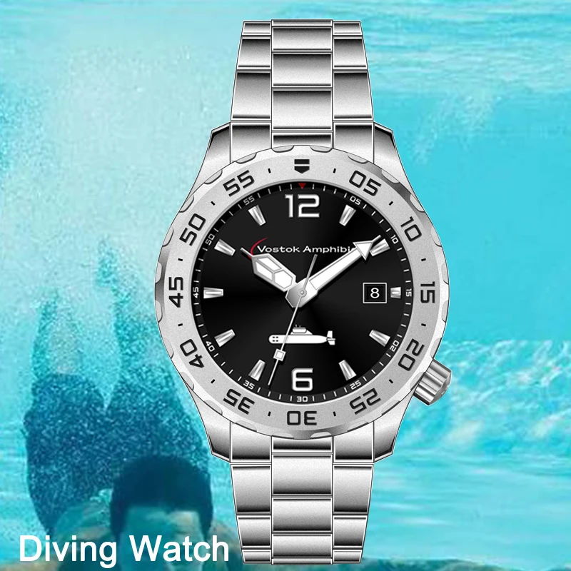 Diving Watch for Men Mechanical Automatic Diver Wristwatch Homage Luxury Branded Timepieces Japanese Miyota 8215