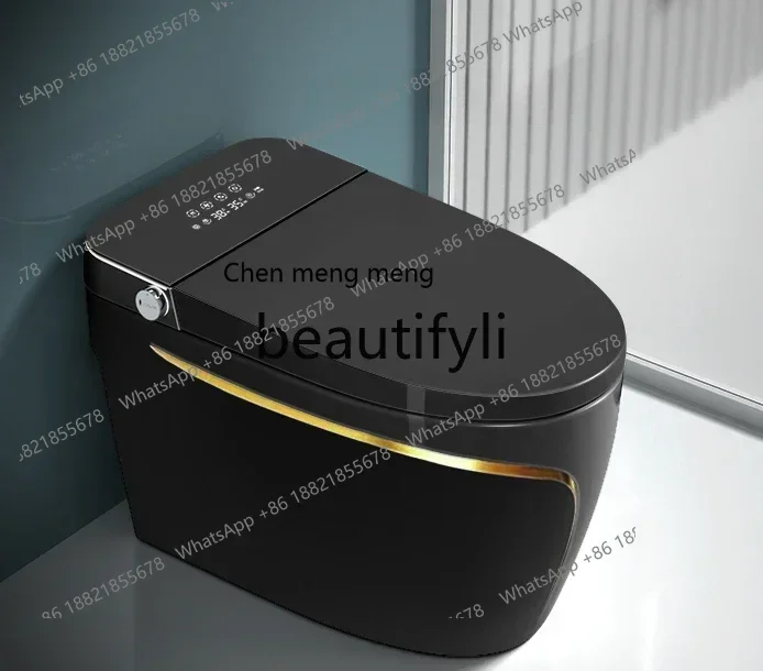 

182QNew color smart toilet black gold gray color gold smart toilet integrated household without water pressure limit