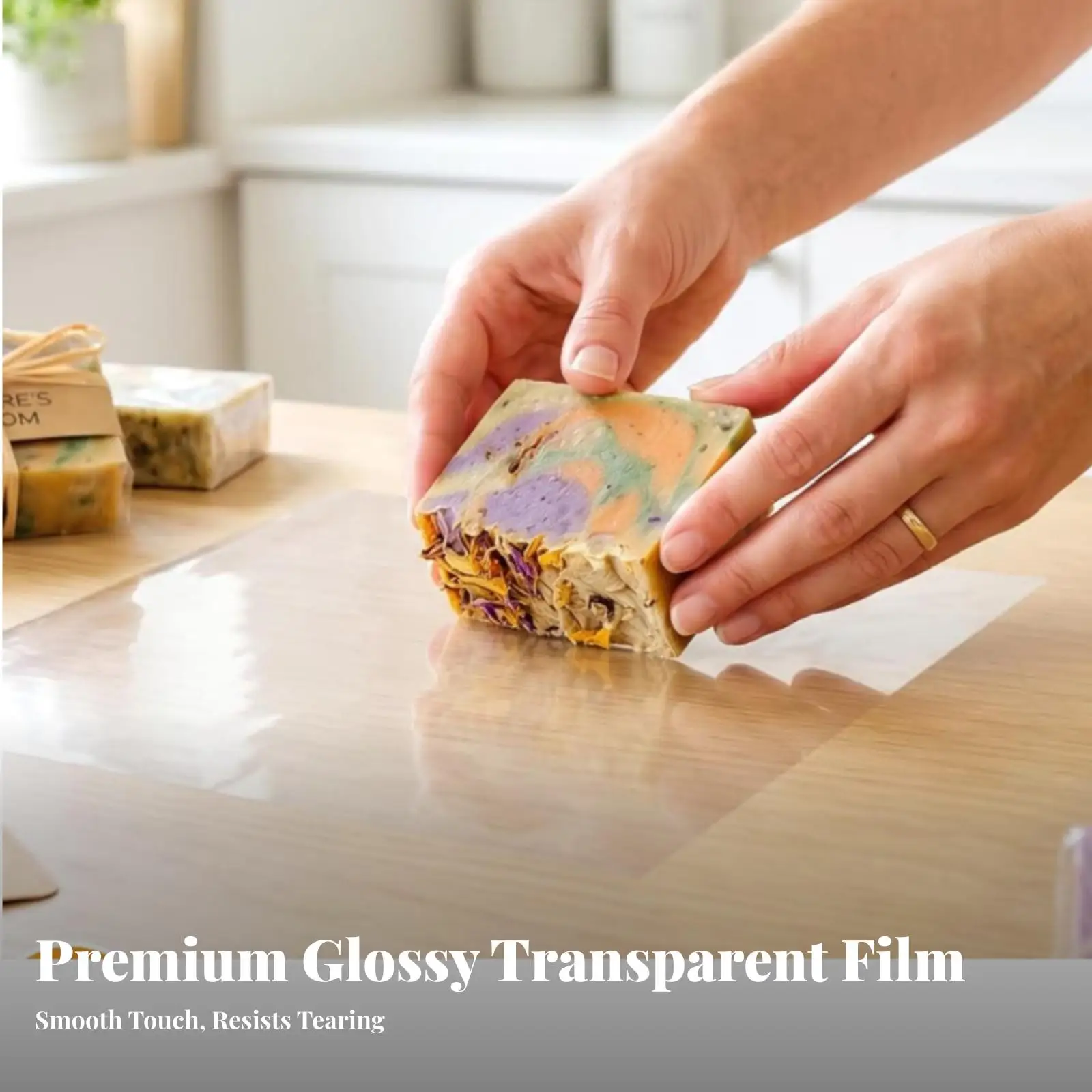 Clear Cellophane Food Wrap Sheets 20x20cm Bulk for Cake Sandwich Gift Presentation Transparent Paper