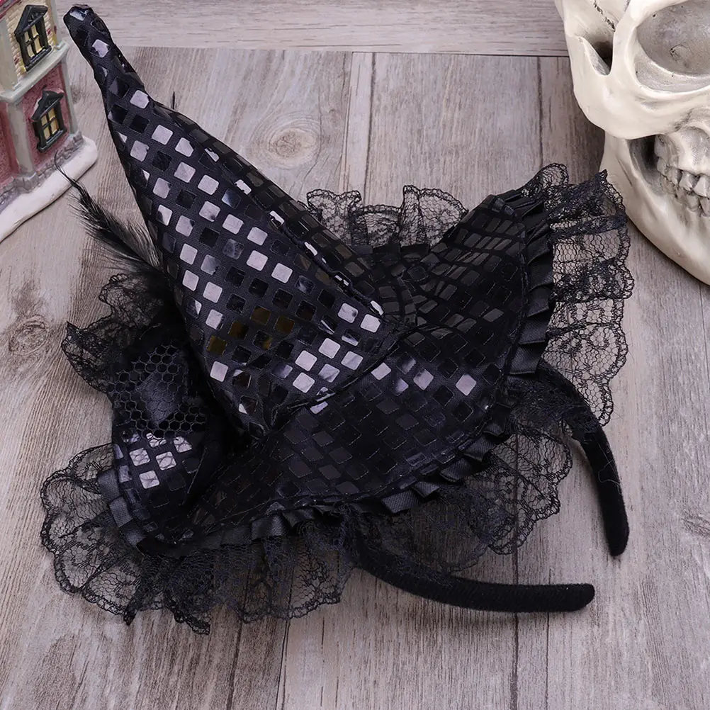 

2Pcs Halloween Sequins Hair Hoop Creative Witch Headband Party Headdress Chic Hair Decor Kids Cosplay Holiday Gift