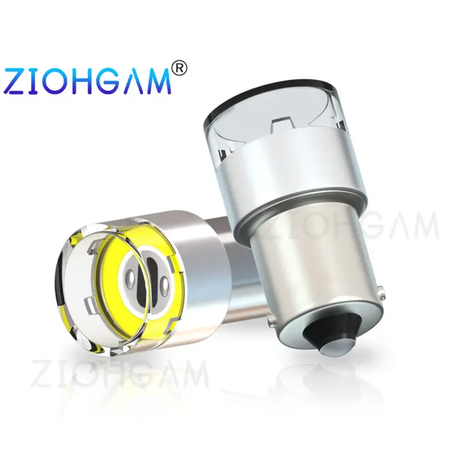 Żarówka LED ZIOHGAM 12V 24V P21W 1157 1156 Stroboskop R5W R10W BA15S BAY15D P21/5W Migająca Lampa Błyskowa Światła Stopu Cofania do Samochodów Ciężarowych i Osobowych