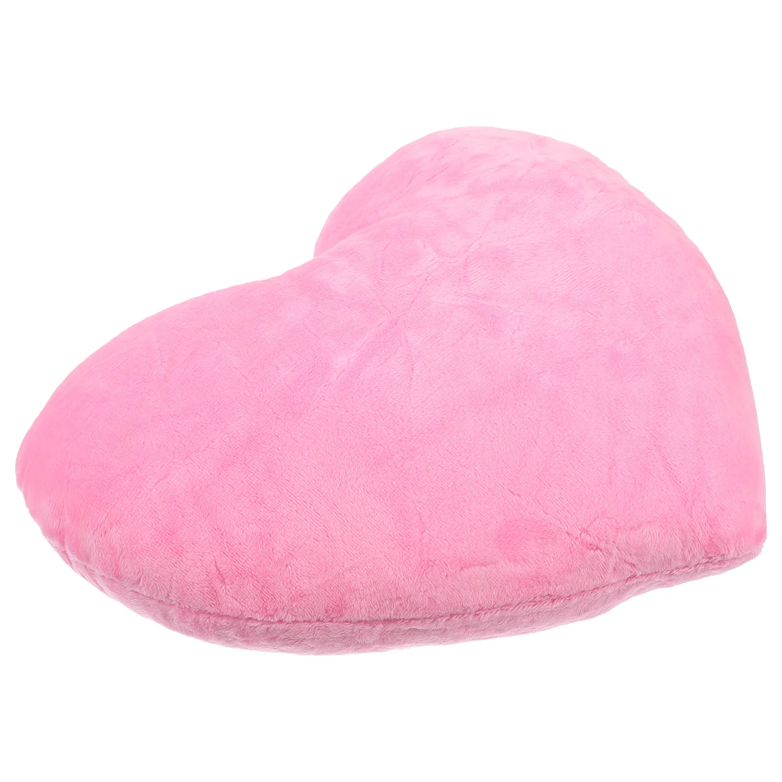 

Pink Heart Pillow Shaped Body Cover Valentine Throw Heart-shaped Plush Fluffy Pp