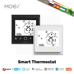 Smart WiFi Thermostat Temperature Controller, água, elétrico, quente, aquecimento de piso, caldeira a gás, funciona com Echo, Google Home, Tuya