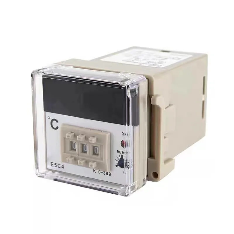 Industrial Temperature Controller E5C2 Analog E5C4 Digital Display Thermocouple Input Relay Solid State Output 0~399℃ 0~400℃