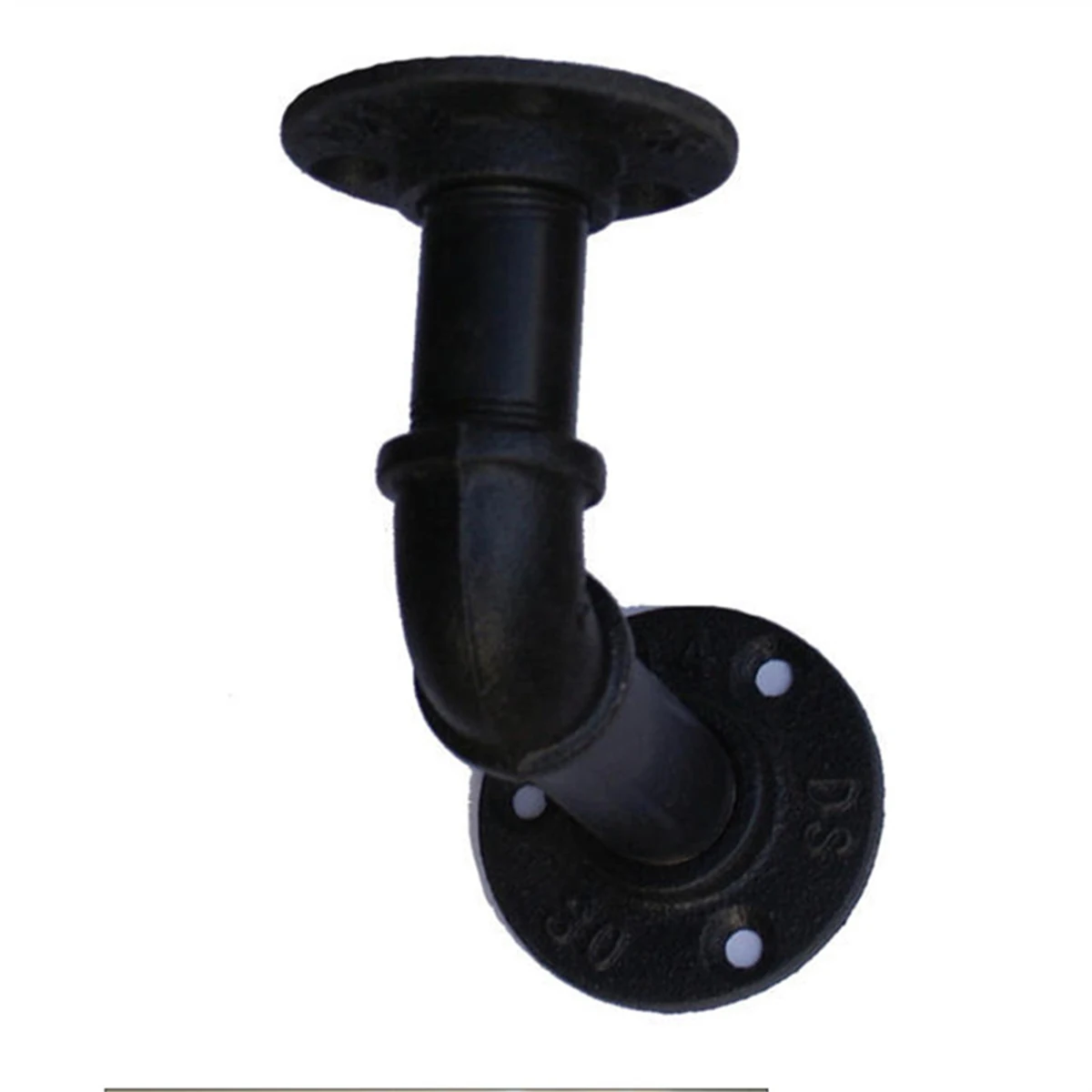 

2Pcs WallMounted Pipe Bracket ShelfSupport Flange Mounting Home Kitchen Bedroom Office Garage Basements Decor