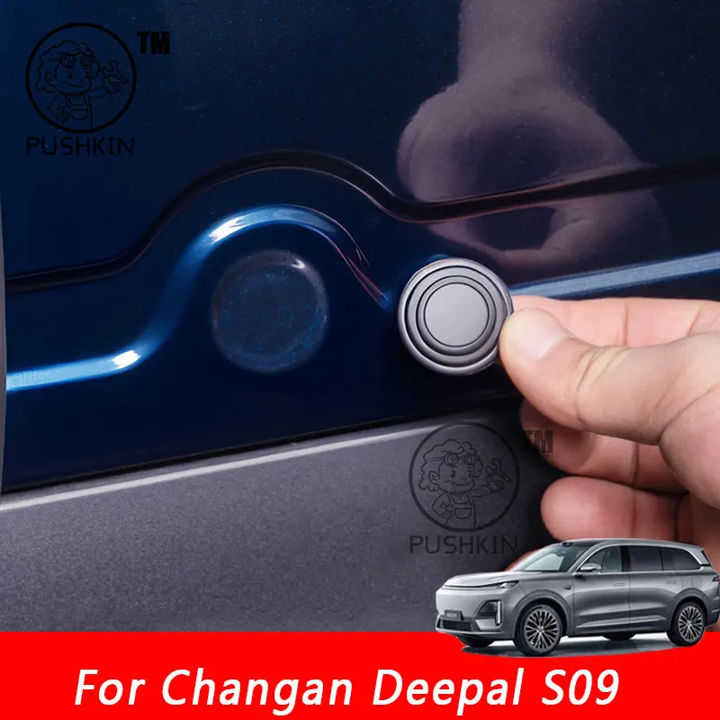 

For Changan Deepal S09 2025 Car door front trunk rear trunk shock-absorbing Silicone pads soundproof anti-vibration accessories