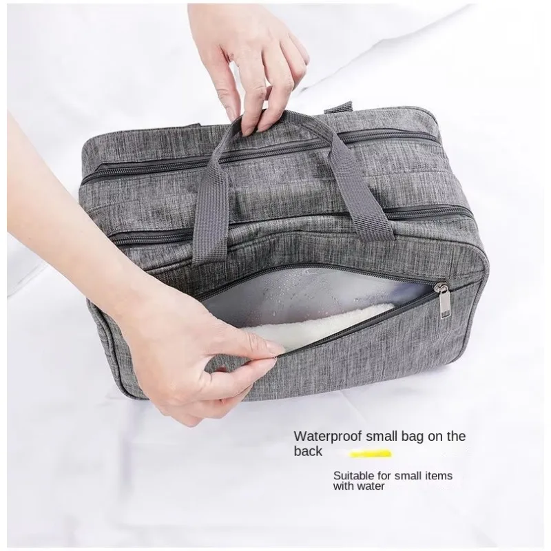 Large capacity dry and wet storage bag swimming handbag waterproof Swimsuit nylon storage pouch beach bag