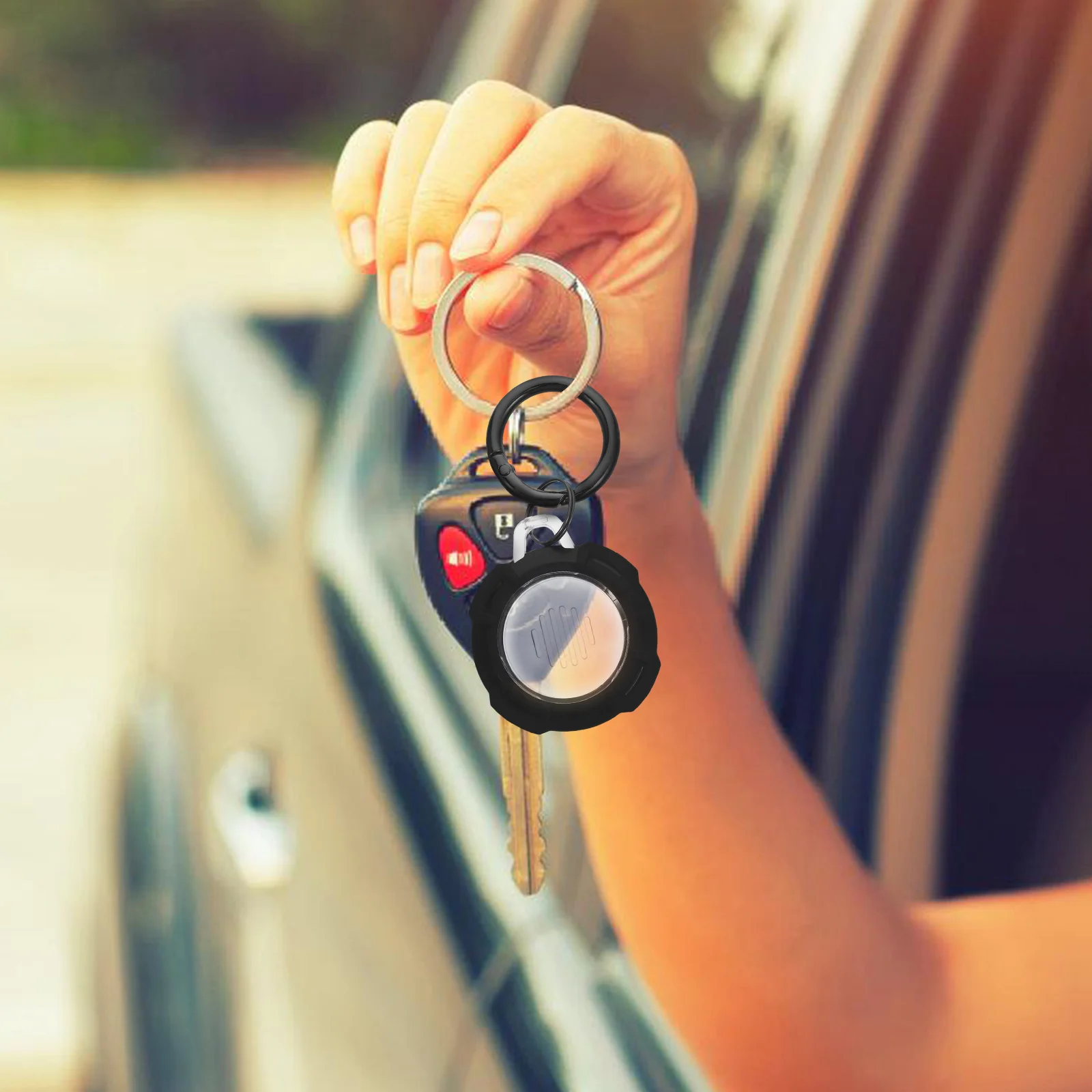 غطاء حماية خفيف الوزن وقابل لإعادة الاستخدام وقابل للغسل ومضاد للصدمات ومضاد للخسارة وتصميم بسيط للحماية من البلاستيك الصغير