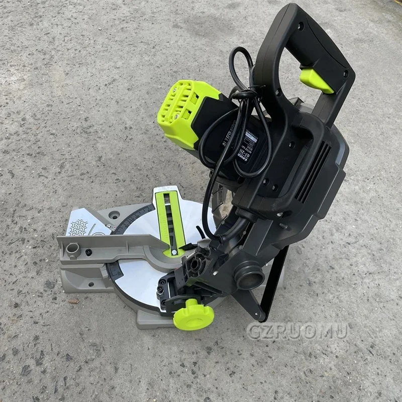 

8 Inch Dual-Bevel Sliding Glide Miter Saw With 60-Tooth Carbide Saw Blade For Woodworking And Aluminium Cutting