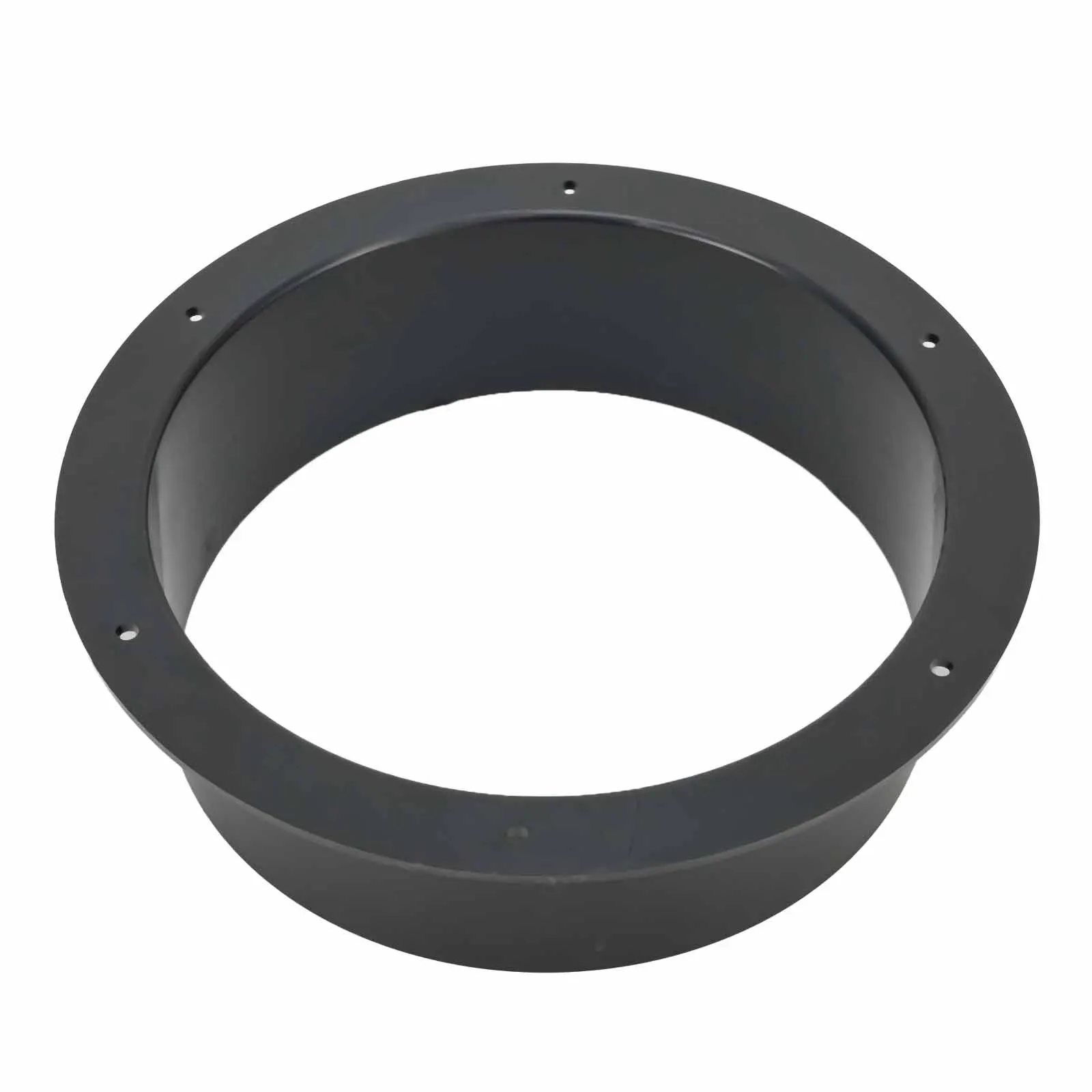 ABS Straight Pipe Flange Fitting for Air Duct Exhaust Pipe Ventilation Systems Wall Mount Duct Connector for Pipe End