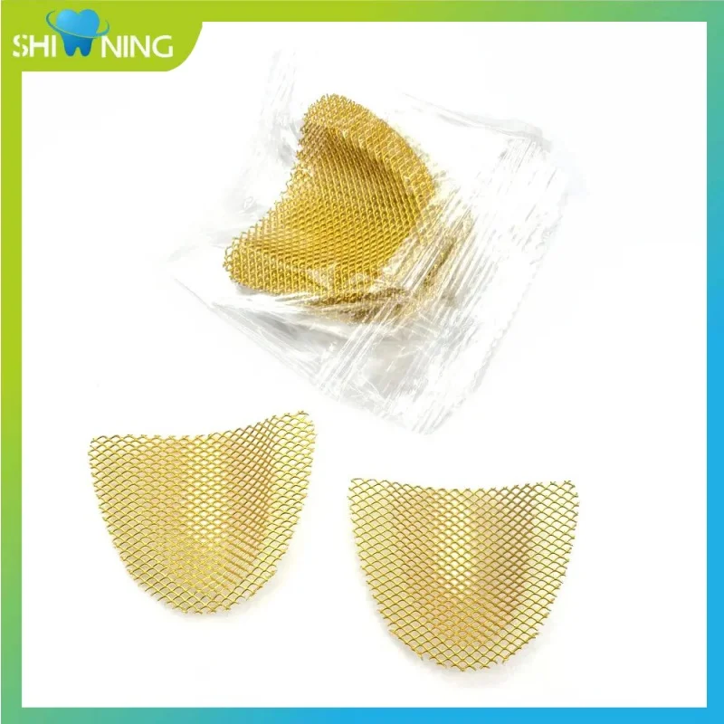 

50pcs/pack Dental Impression Metal Net Tray Metal Palatal Reinforcement Mesh for Strengthen Upper Teeth/Lower Teeth Dental Lab
