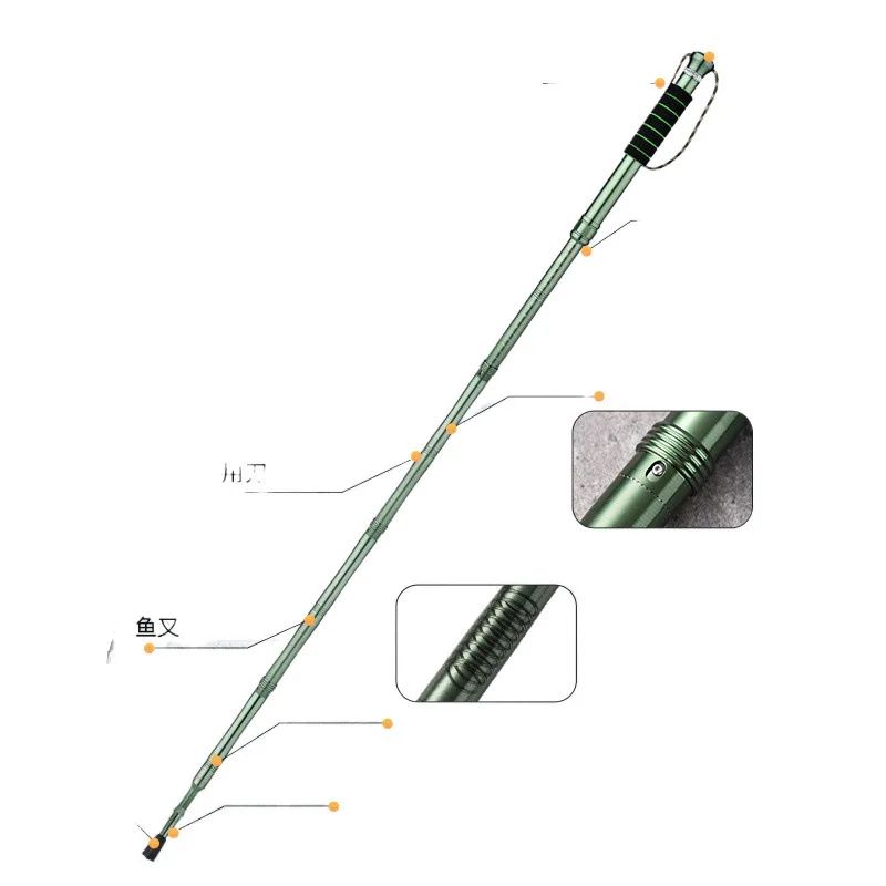 

Professional Outdoor Hiking Pole Ultra Light Retractable Folding Cane Climbing Multifunctional Hiking Equipment