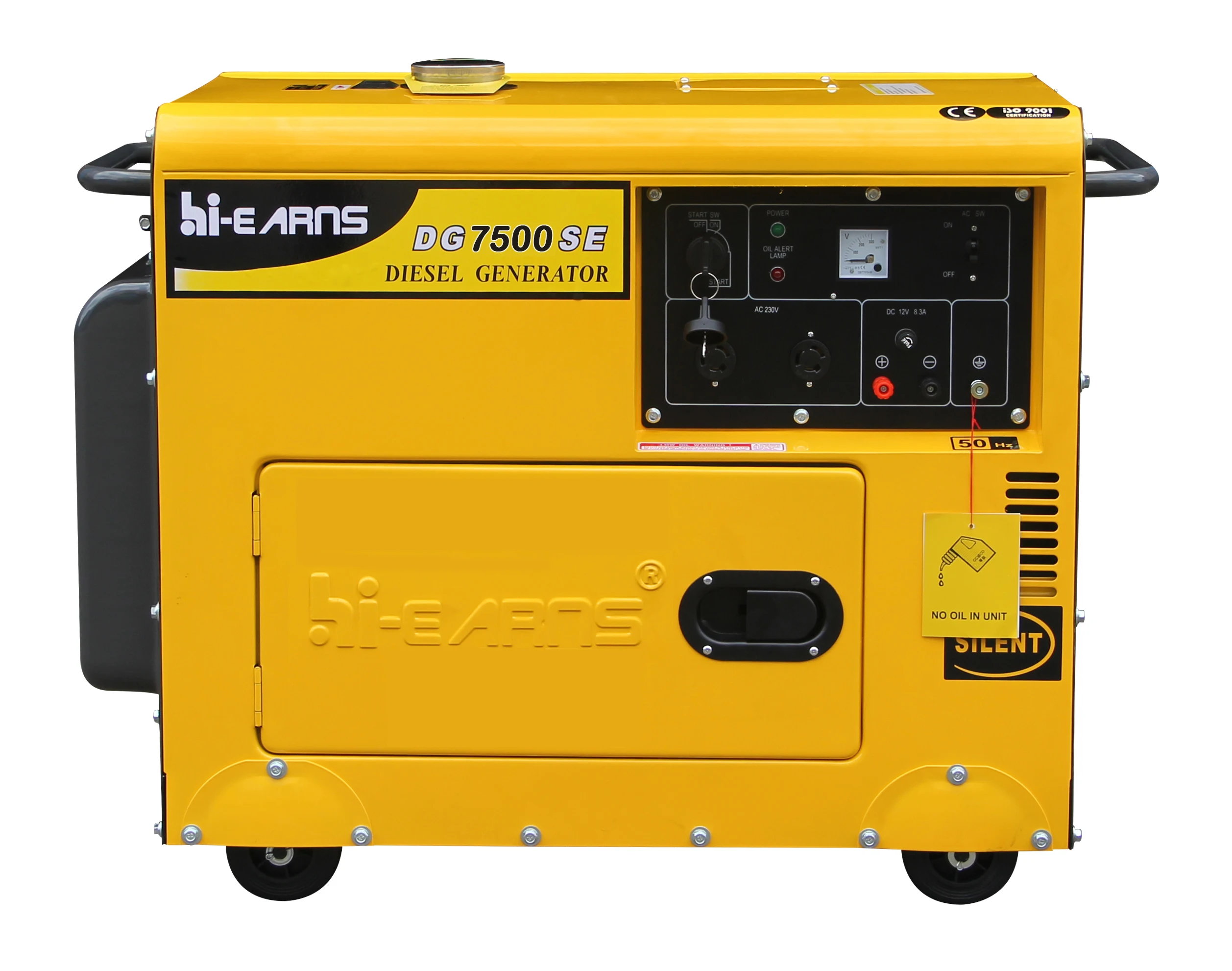 

Hiearns 5.5KW China factory silent type die·sel generator