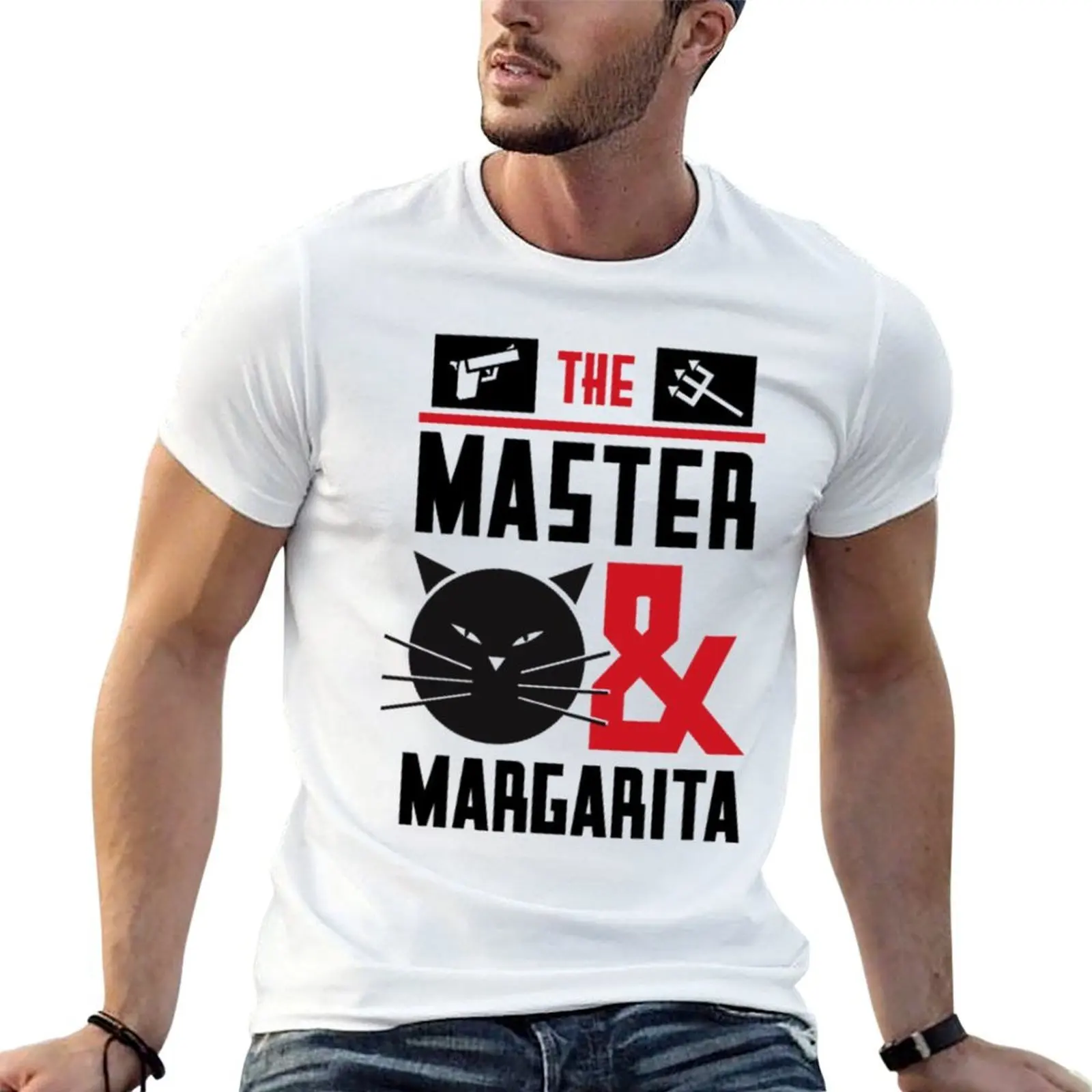 

cool graphic design Master Margarita T-Shirt cotton t shirt pack man t shirts high quality luxury brand T-Shirt