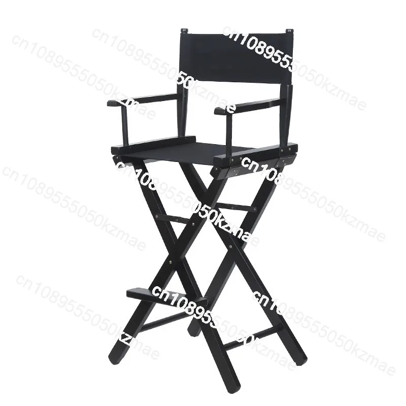 

Solid Wood Folding Director Chair – Versatile Canvas Seat for Office, Makeup & Portable Use