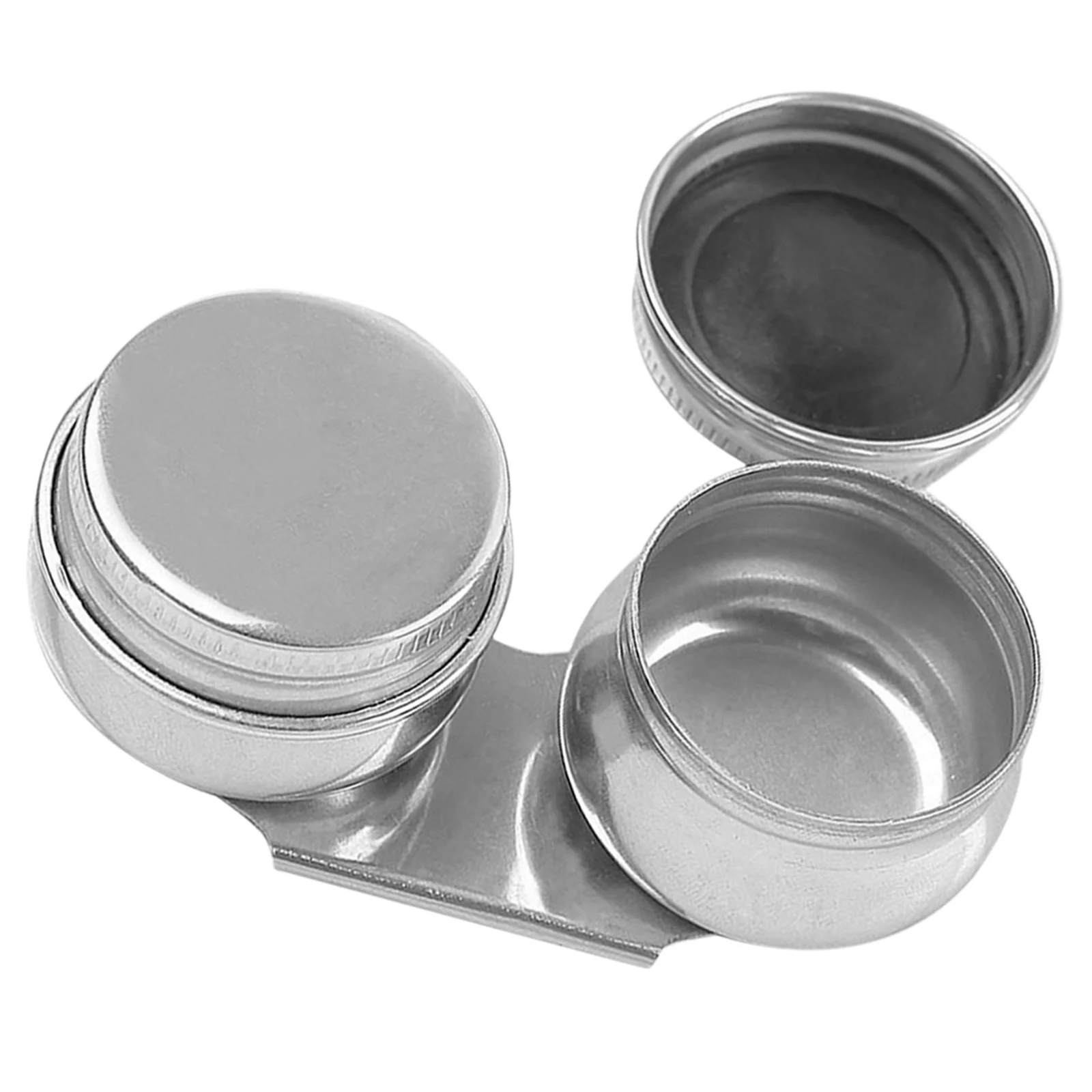 

Oil Palette Cup Stainless Steel Leak Proof Large Mouth Brush Cleaning Container Pigment Mixing Pot