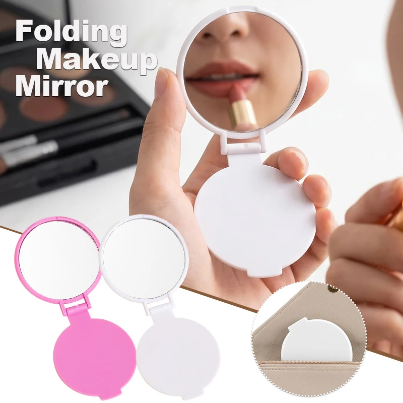 50-pezzi-mini-specchietti-pieghevoli-per-trucco-piccoli-specchi-rotondi-portatili-da-viaggio-per-donne-specchio-per-toelettatura-quotidiana-con-cornice-in-plastica