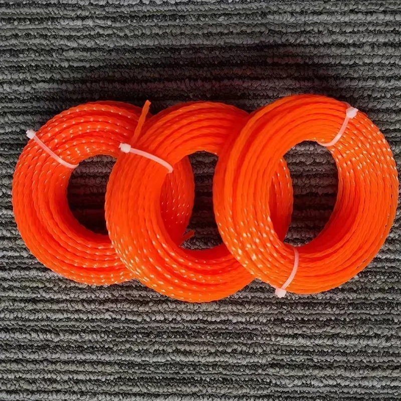 COSY 2.0/2.4/2.7/3.0/3.3/3.5/4mm Grass Trimmer Line Nylon Strimmer Line Spiral Brush Cutter Rope Mower Accessories Garden Tool