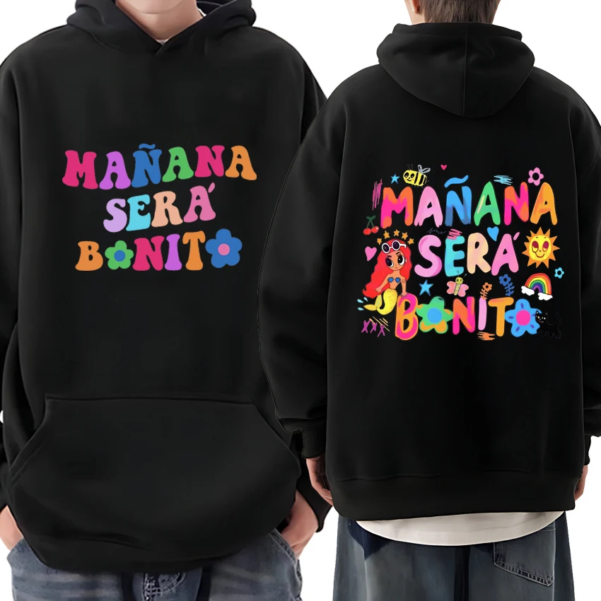 

Singer Karol G Album Manana Sera Bonito Cute Hoodie Unisex Fashion Y2k Sweatshirt Men Women Casual Fleece Long sleeve pullovers