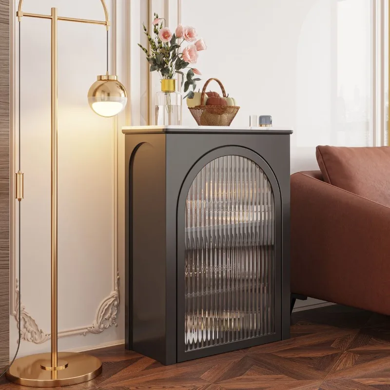 Armoires latérales vintage, armoires d'angle, armoires décoratives, cheminées de célébrités d'Internet, casiers de rangement en bois massif