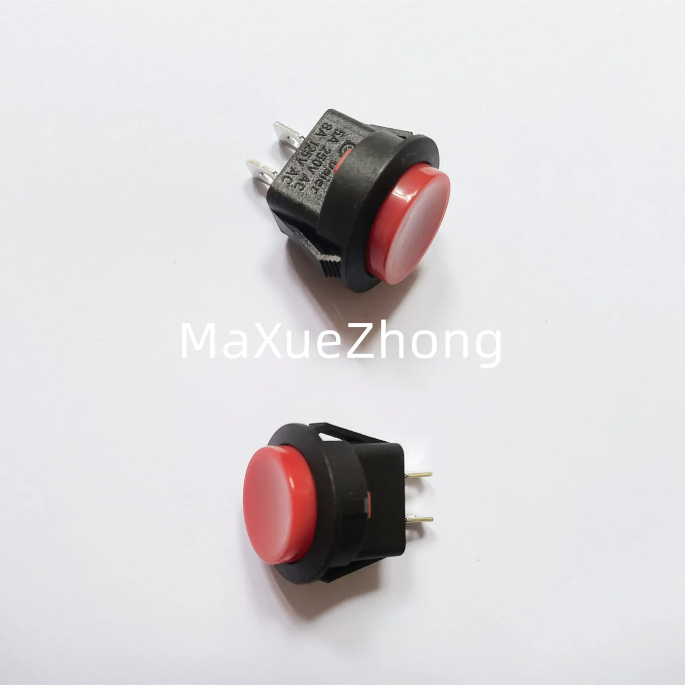 

Original new 100% supply double loose round button switch push on switch DS-858 mounting hole 20MM red green button