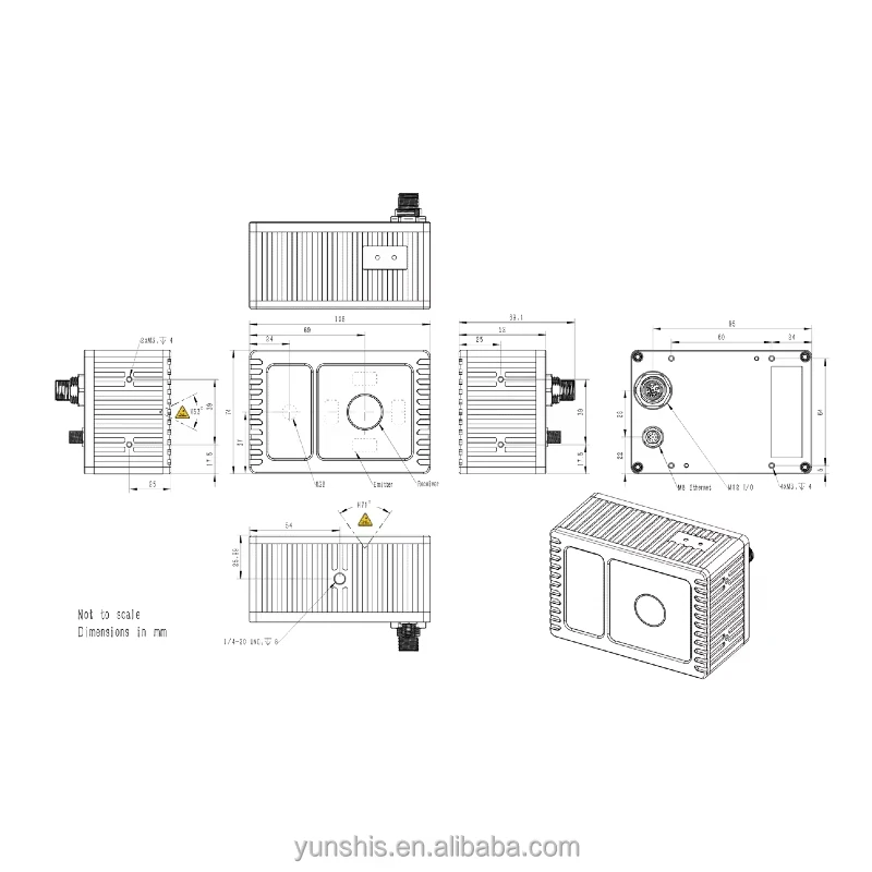 3D Industrial Camera IP67 CS40Pro Flow Counting Industrial Automation Logistics Technology RoboticS PTOF
