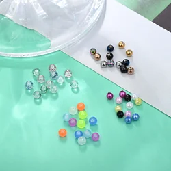 2pcs Piercing Replacement Balls Stainless Steel And Acrylic 3mm 5mm Screw Balls 14G 16G Barbell For Body Piercing For Men