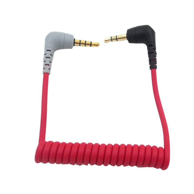 L72A-Replacement 3.5Mm TRS To 3.5Mm TRRS Adapter Cable For RODE SC7 Video MIC Wireless To Video Micro-Type Mics Spare Parts Part