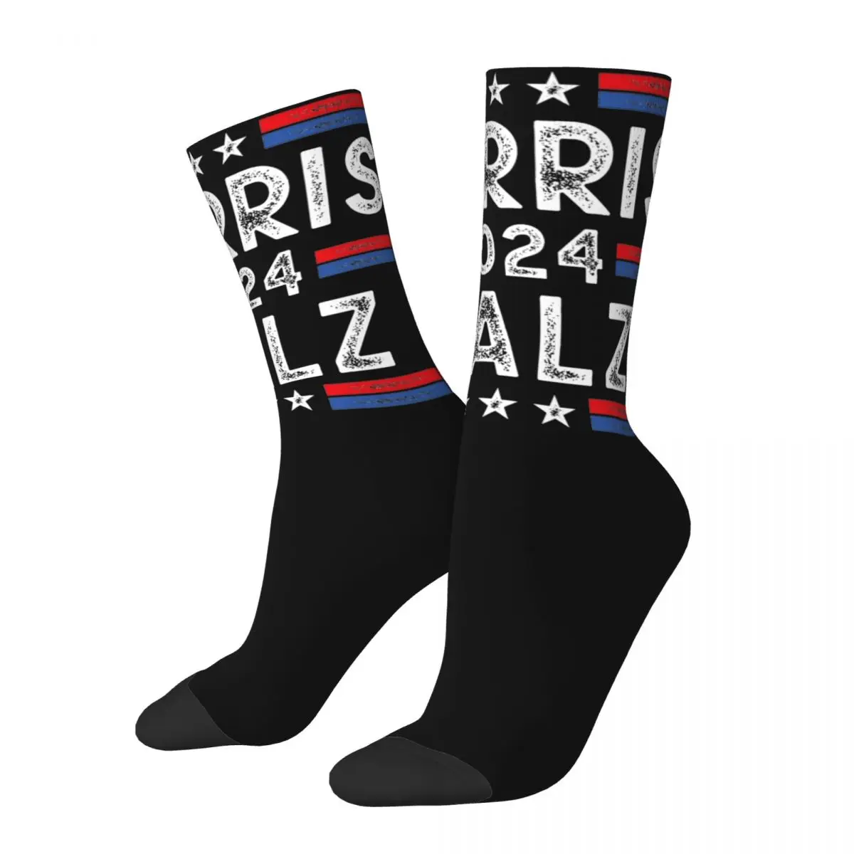 Harris Walz 2024 Election Product Socks Sweat Absorbing Sport Crew Stockings Cotton for Womens Best Gifts