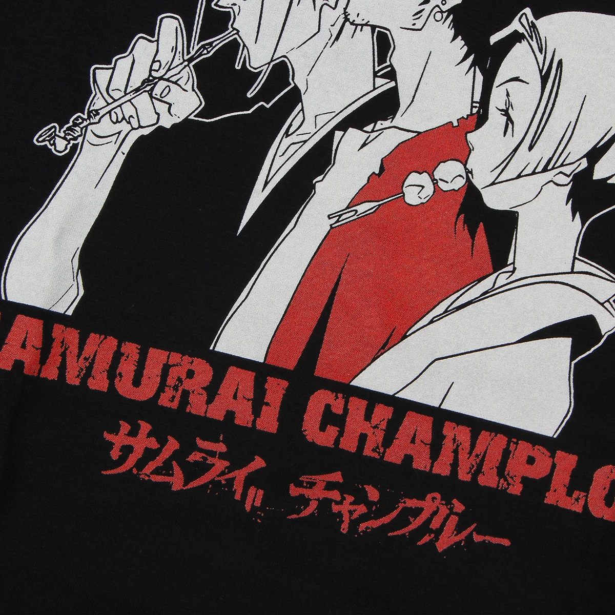 Samurai Champloo T-Shirt Japanese Anime Shinichiro Watanabe Cowboybebop Men Summer Cotton Tee Shirt