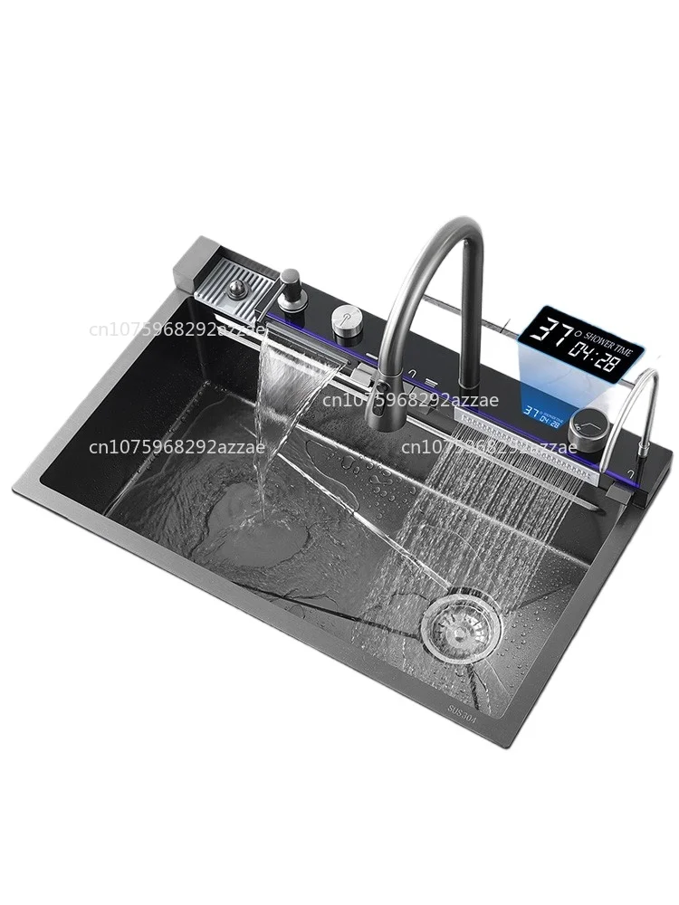 

Очень толстая 5,0 мм, высококачественная посудомоечная машина с двойным водопадом, большая однослотовая кухонная раковина для овощей из нержавеющей стали 304, сотовая посудомоечная машина