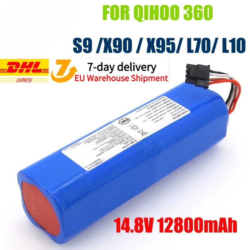 

Original 12800mAh For Qihoo 360 X90 X95 S9 S10 Sweeping robot Original battery