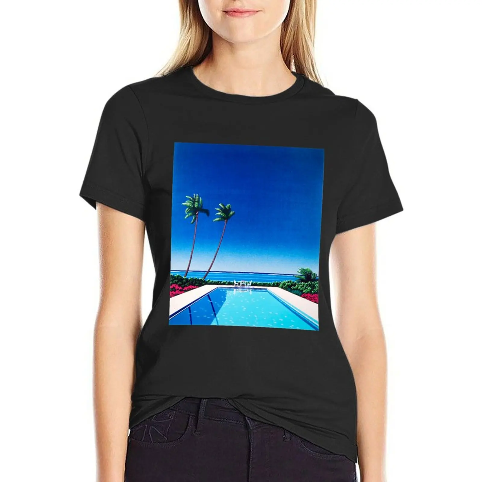 hiroshi nagai T-Shirt Blouse anime clothes hippie clothes cute clothes tshirts for Women