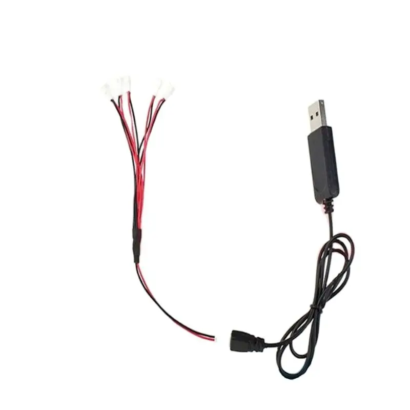 JJRC H20 Cheerson CX-10 USB Charger Cable  PH1.25 Plug 3.7V 1 In 5 Lipo Battery Balance  Conversion Charging Units