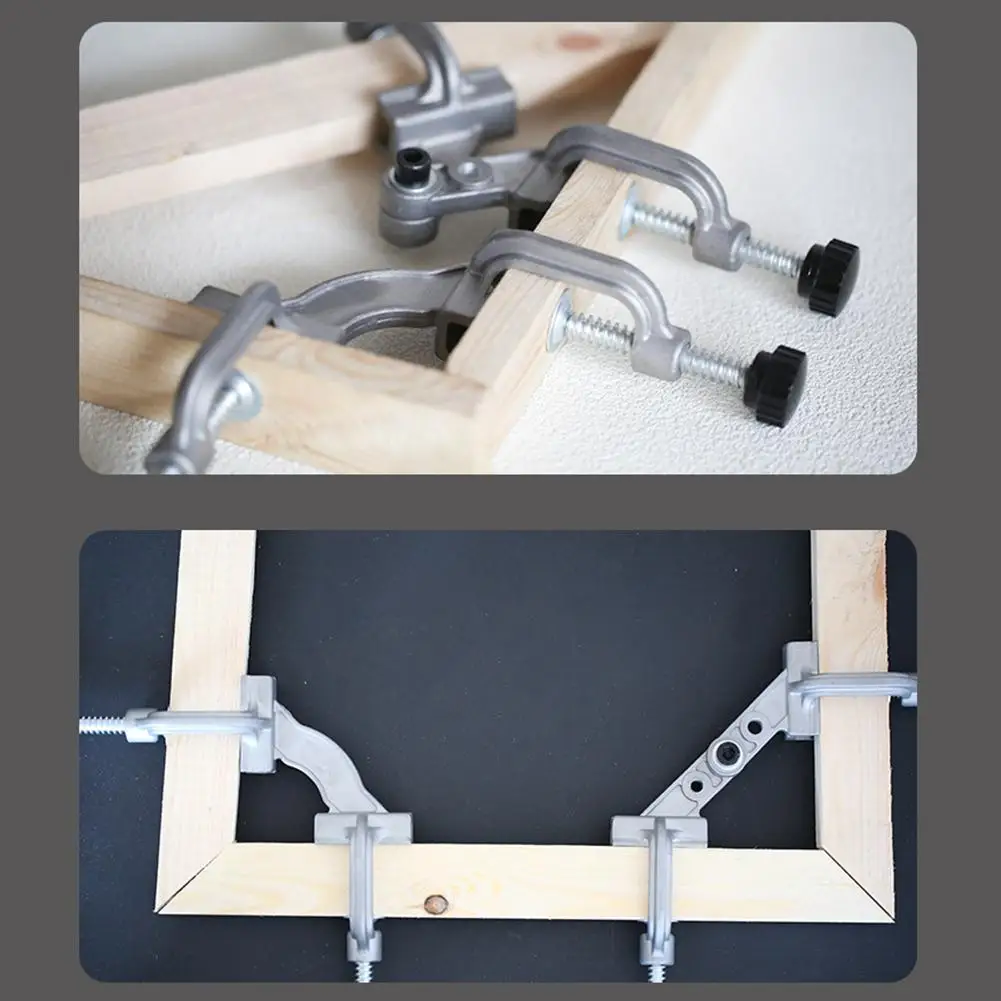 

90 Degree Angle Clamp Holder Woodworking Clamp Angle Steel Square Artifact Tool Stainless Angle Multi Welding Tube U0O6