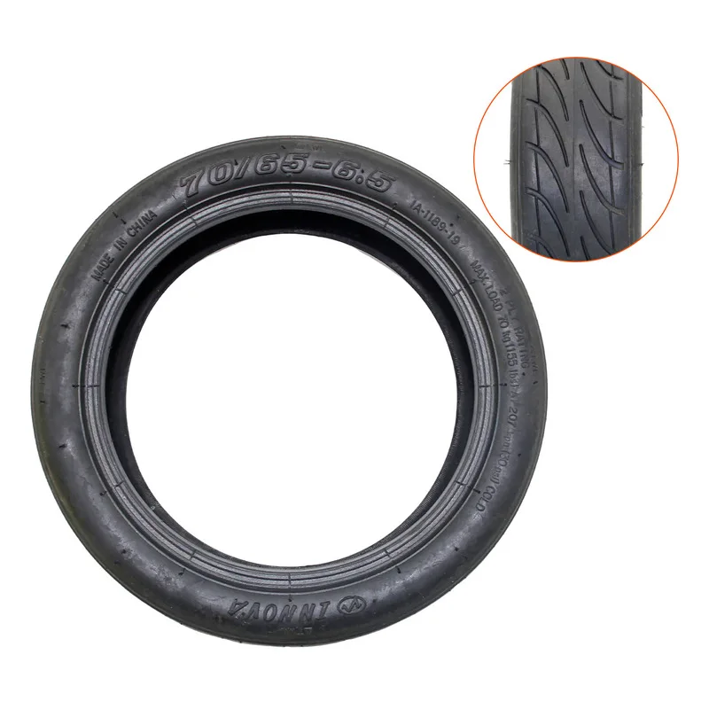 Scooter parts compatible with INNOVA 70/65-6.5 tubeless tire, anti-slip, explosion-proof, wear-resistant and shock-absorbing rub