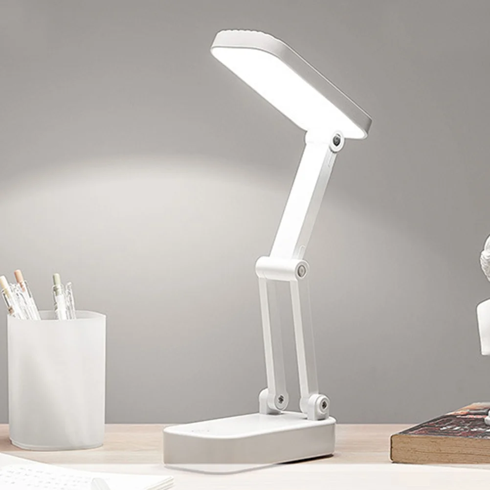 

1Set Portable Lamp Foldable Design Eye Protection Reading Light for Dorm Bedroom Living Room Studying Night Use